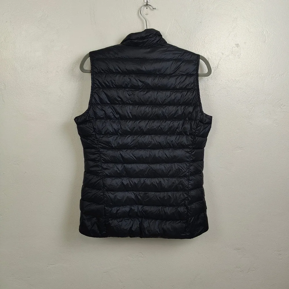REI Co-op Mens Vest Small Black Puffer Down Insulated Quilted Hiking Outdoor